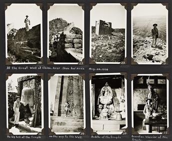 (CHINA--MILITARY SERVICE) An album with well over 700 snapshots, largely featuring China. 1935-38; 1941-44.